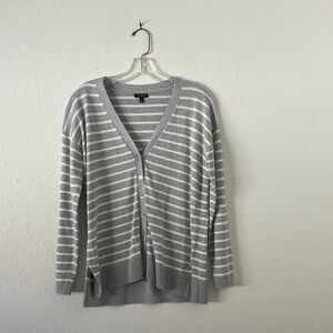 Grey Striped Talbots Top